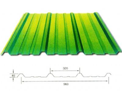 YX40-320-960型（搭接式彩钢板）